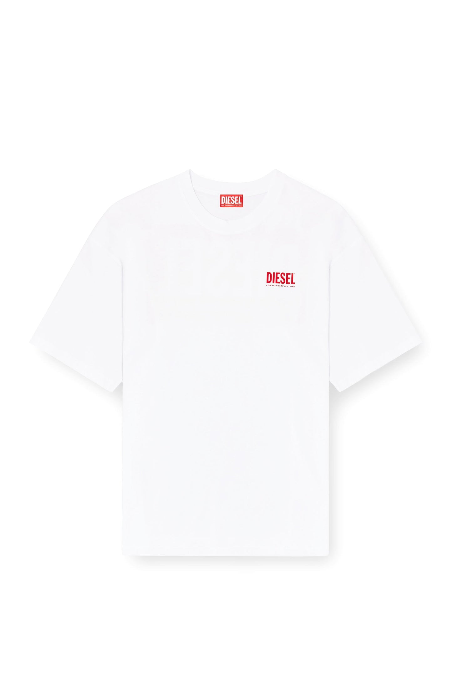 Cotton T-shirt with Diesel Biscotto print