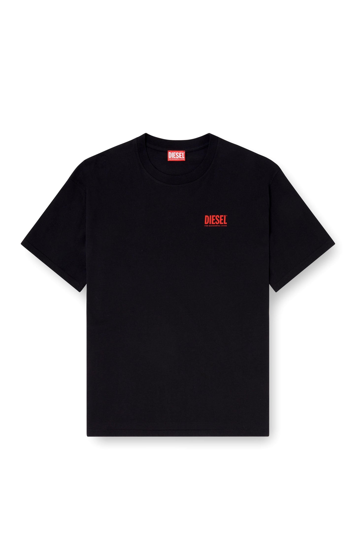 Cotton T-shirt with Diesel Biscotto print