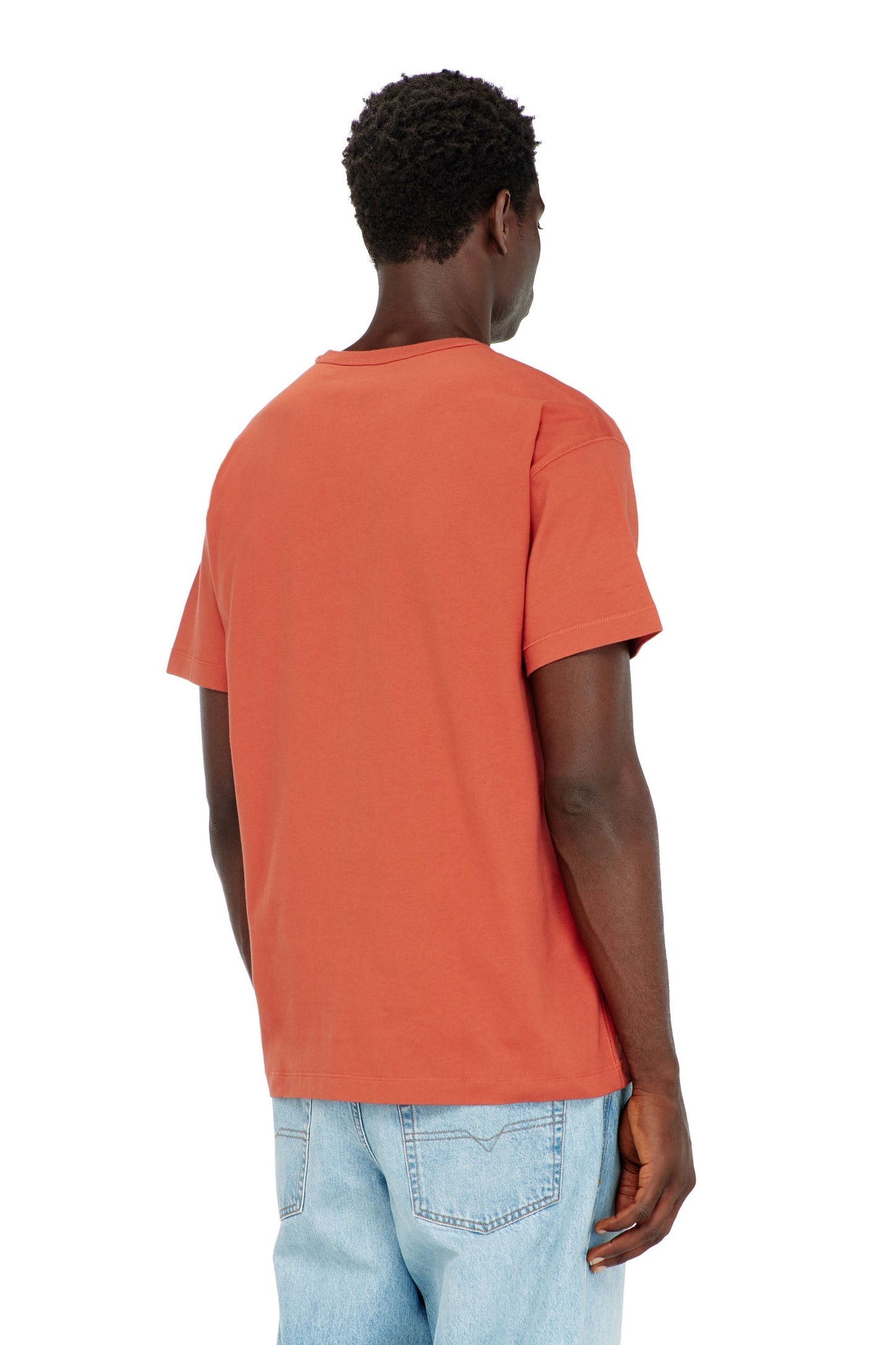 Light cotton T-shirt with metallic Oval D logo