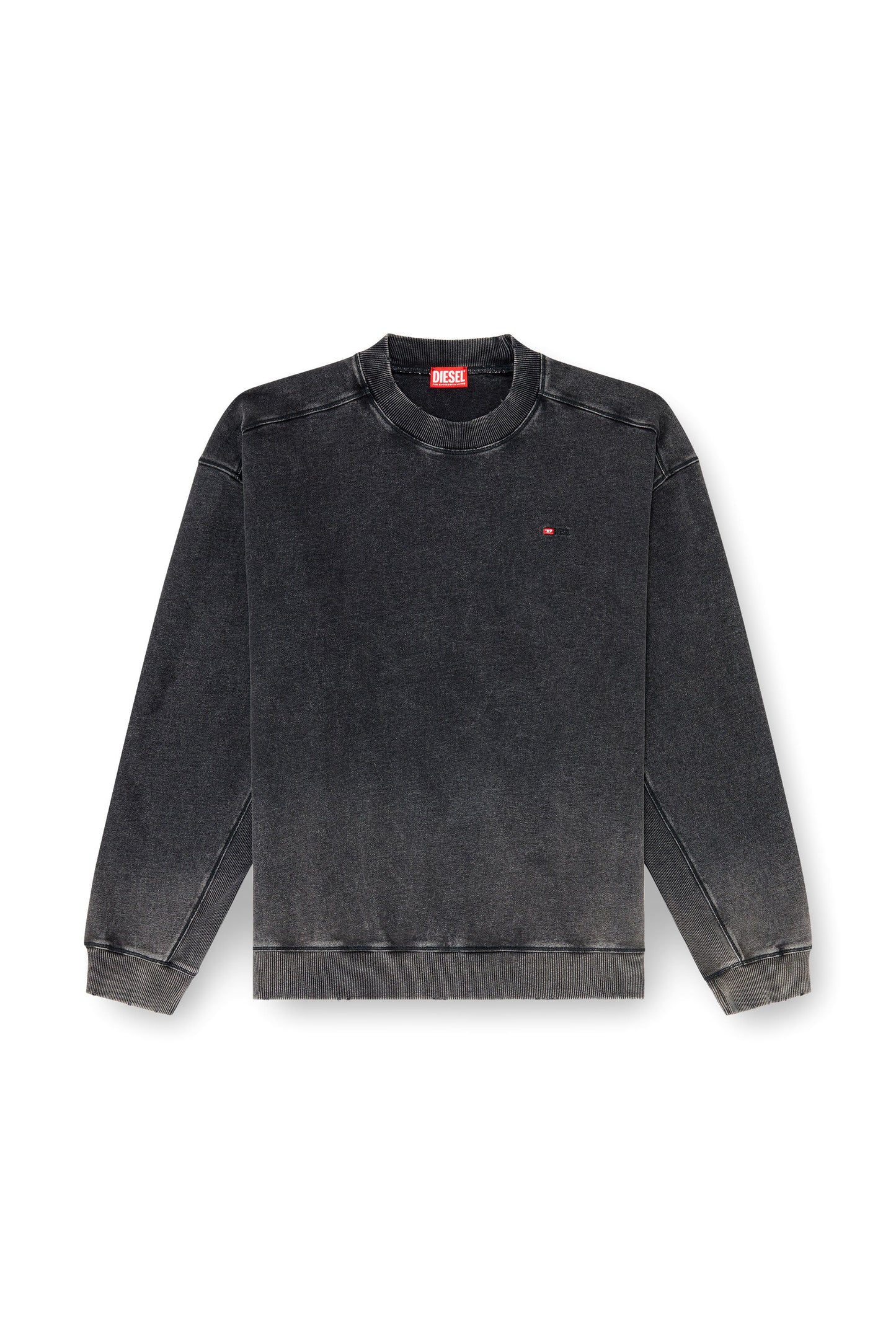 Cotton sweatshirt with faded effect