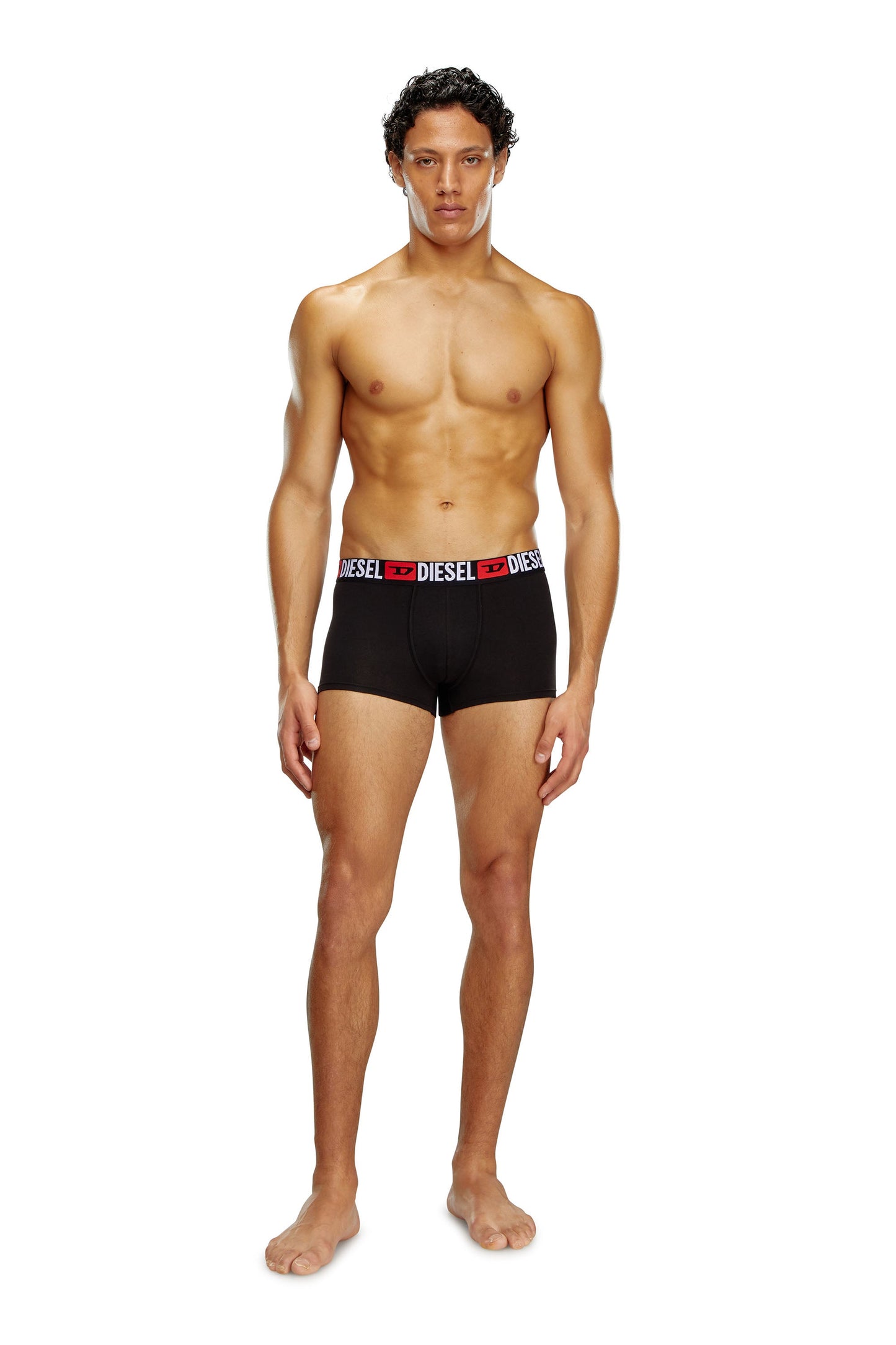 Three-pack of all-over logo waist boxers
