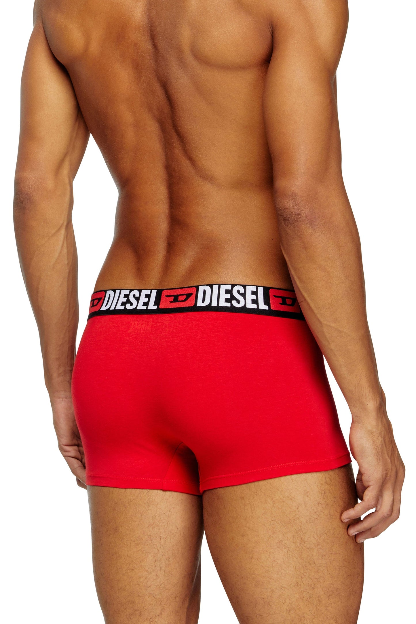 Three-pack of all-over logo waist boxers