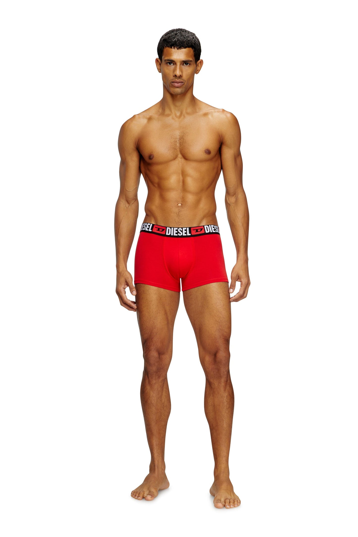Three-pack of all-over logo waist boxers