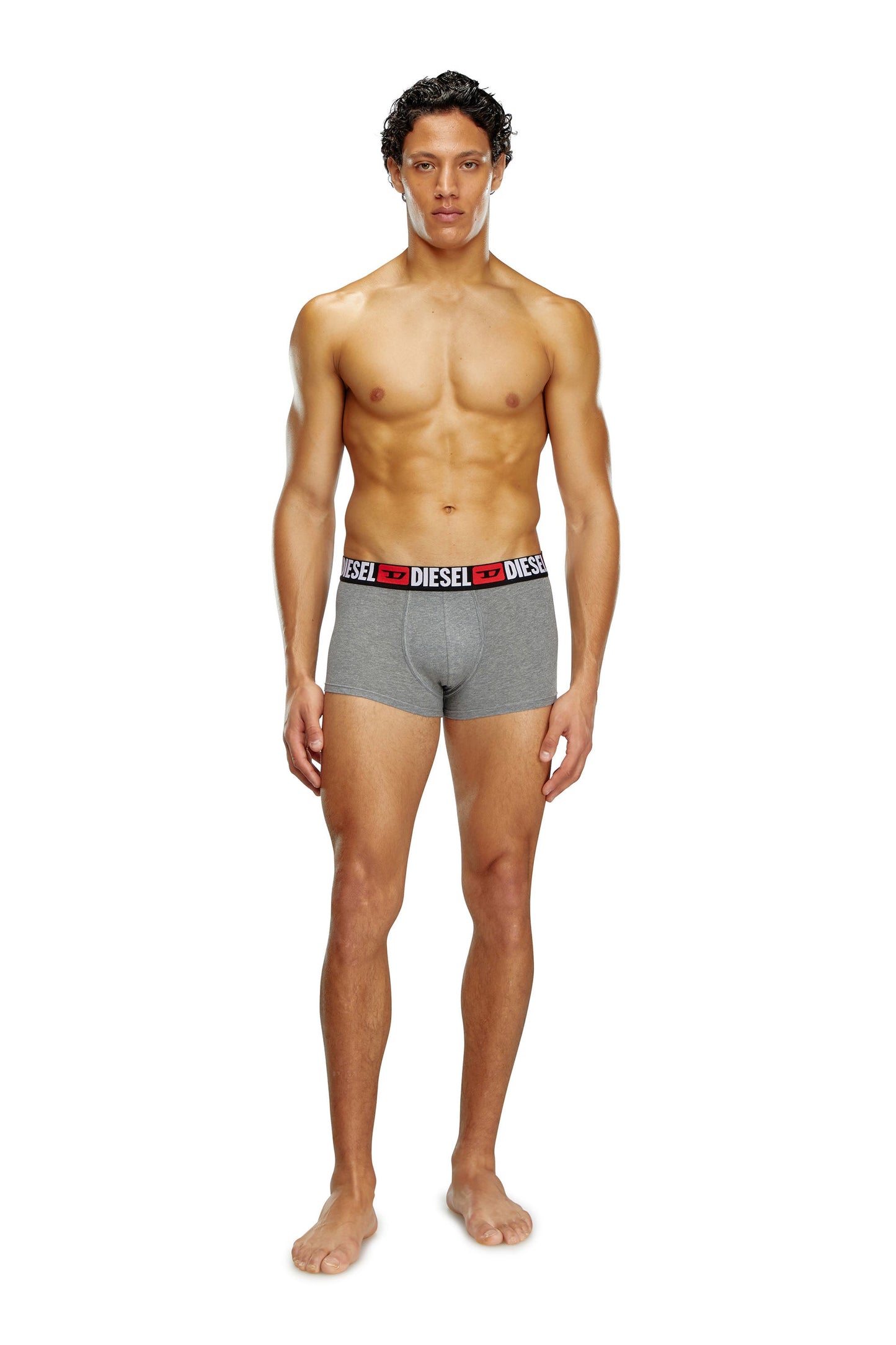Three-pack of all-over logo waist boxers