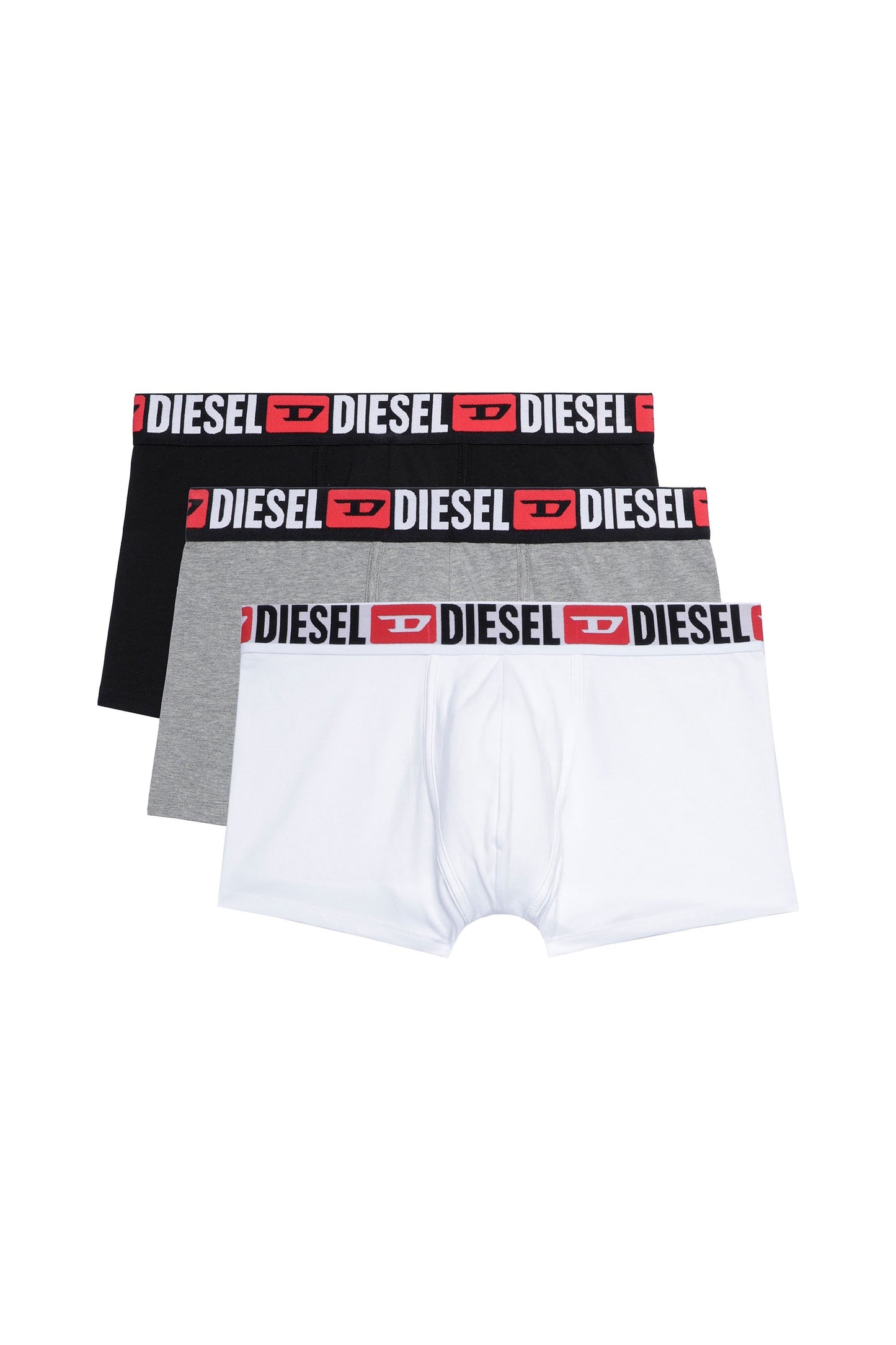 Three-pack of all-over logo waist boxers