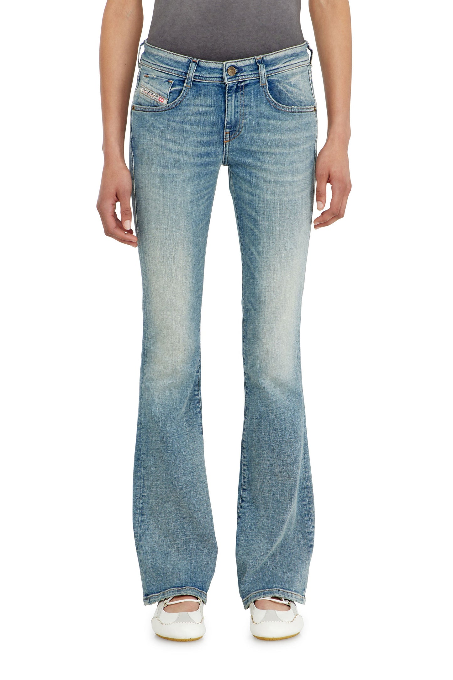 Bootcut Jeans Low Waist 1969 D-Ebbey