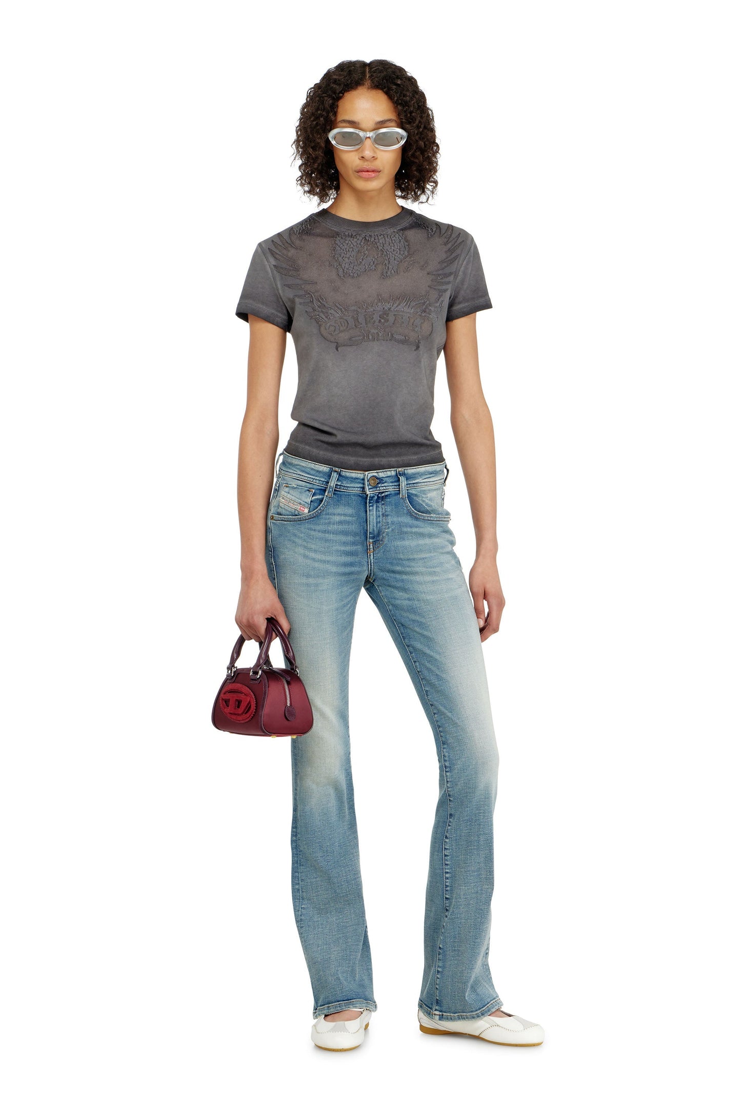 Bootcut Jeans Low Waist 1969 D-Ebbey