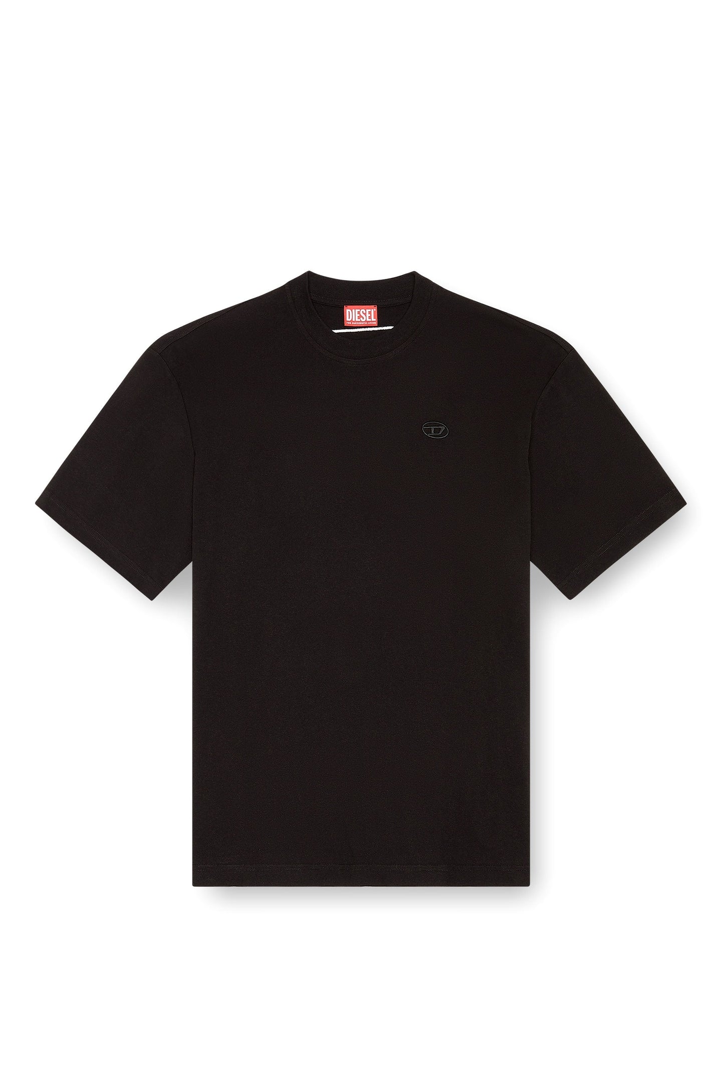 T-shirt with maxi oval D embroidery