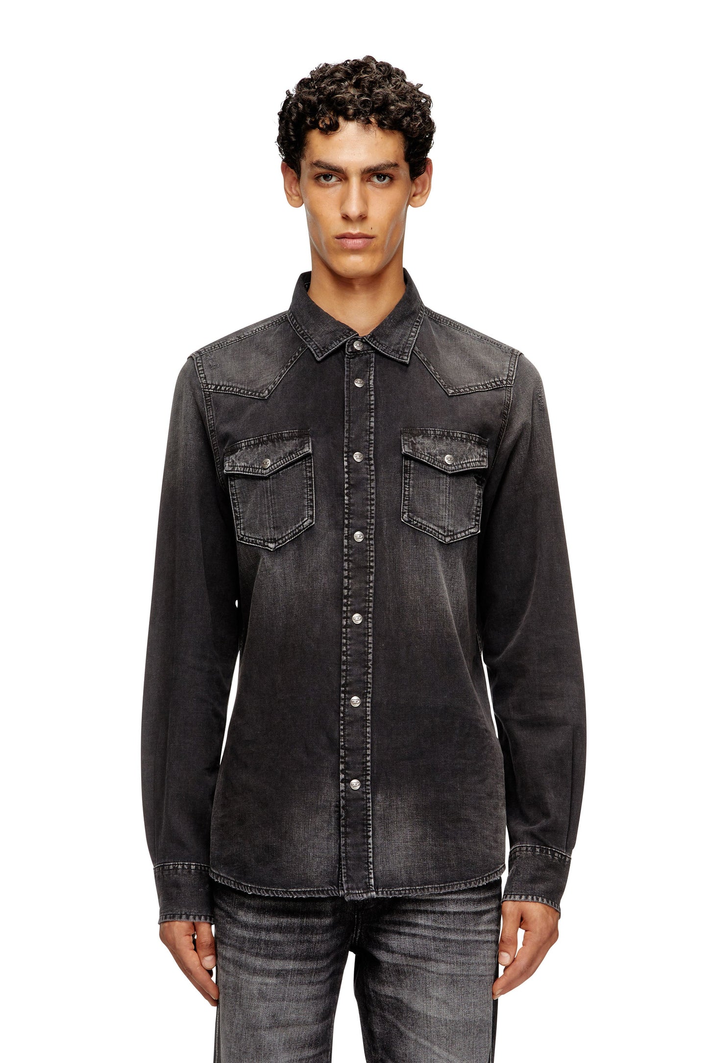 Denim overshirt