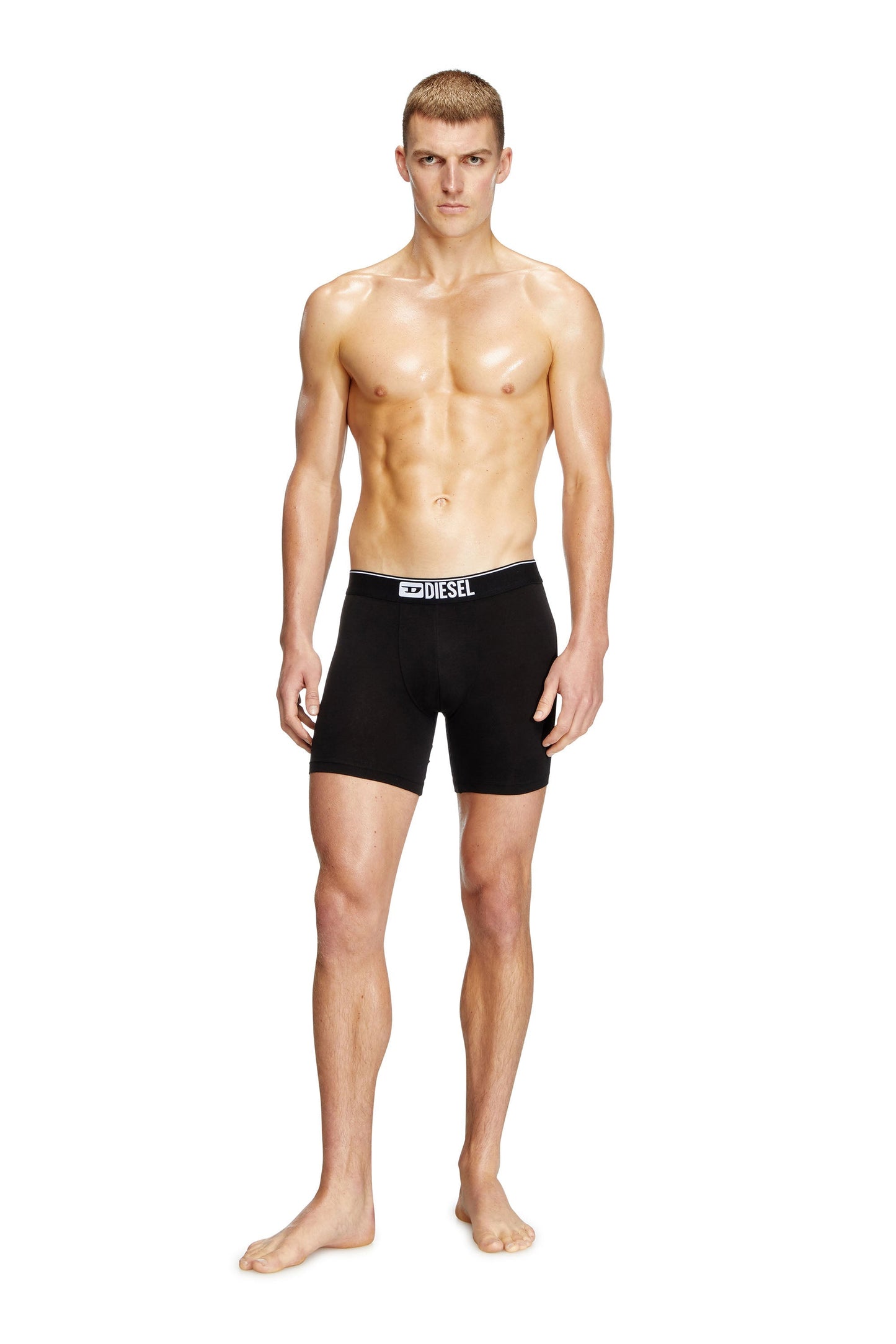 Three-pack stretch cotton boxer briefs