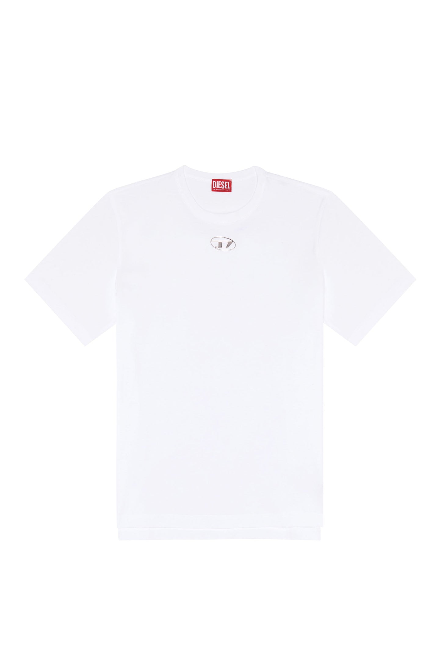 T-shirt with metallic Oval D