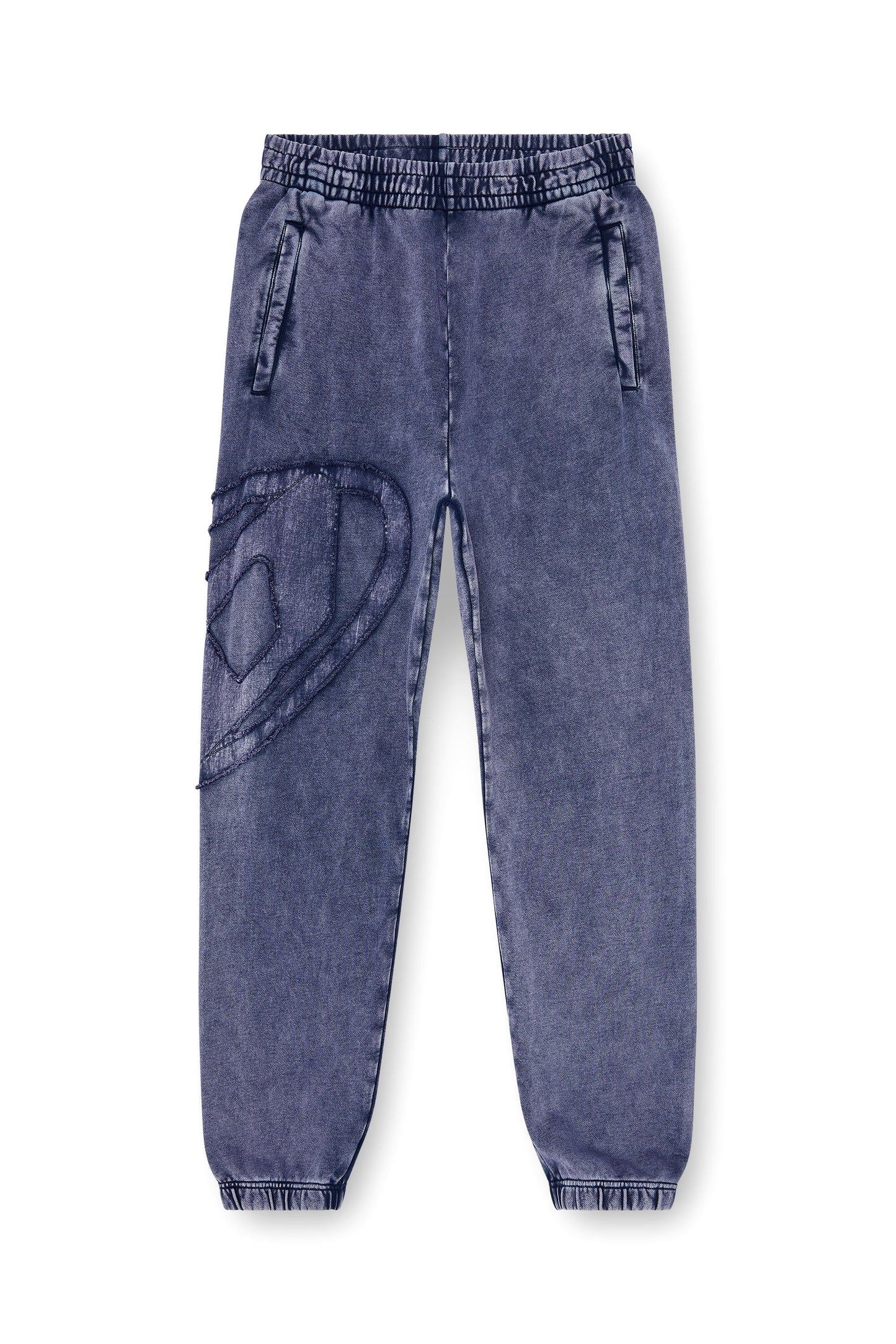 Organic cotton sweatpants with Oval D patch