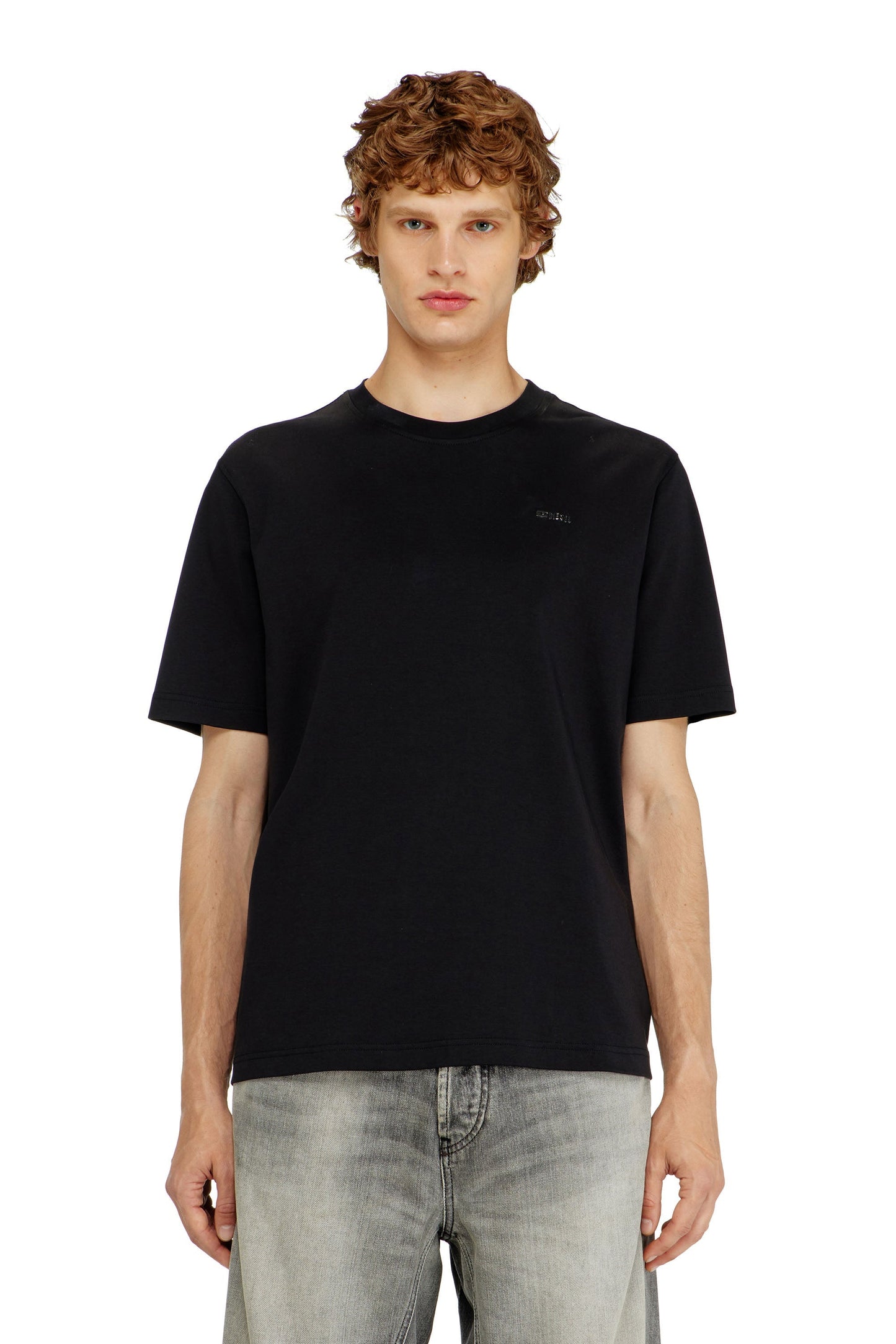 Cotton T-shirt with small logo on chest