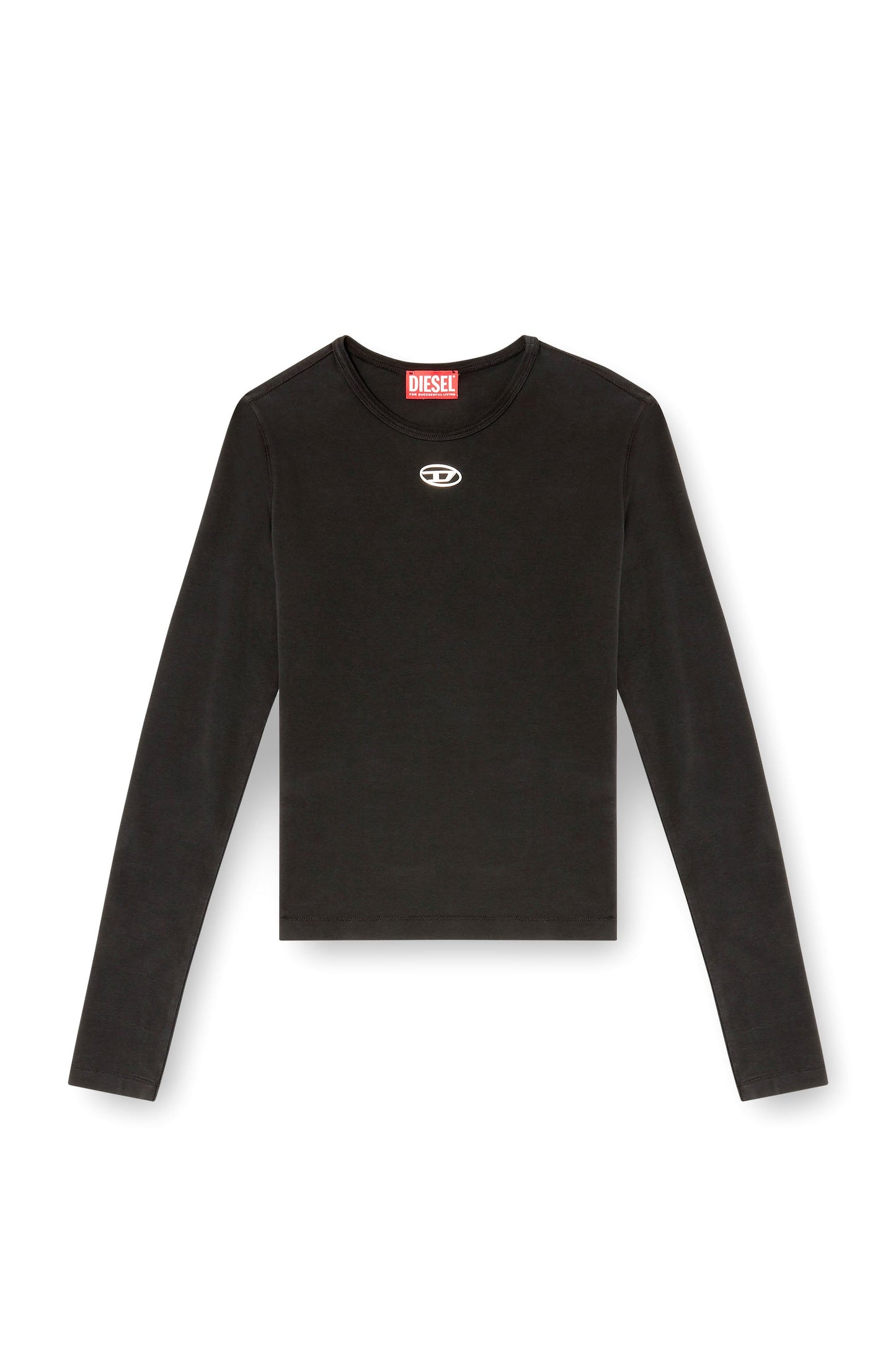 Cotton sweater with Oval D logo