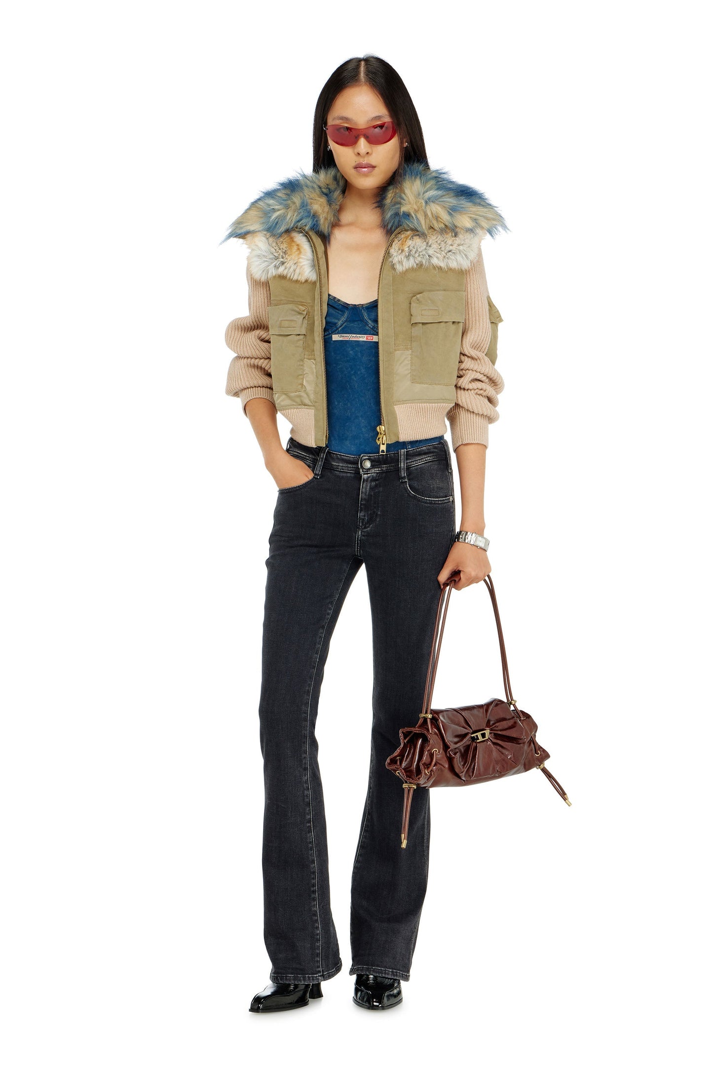 Bootcut Jeans Low Waist 1969 D-Ebbey