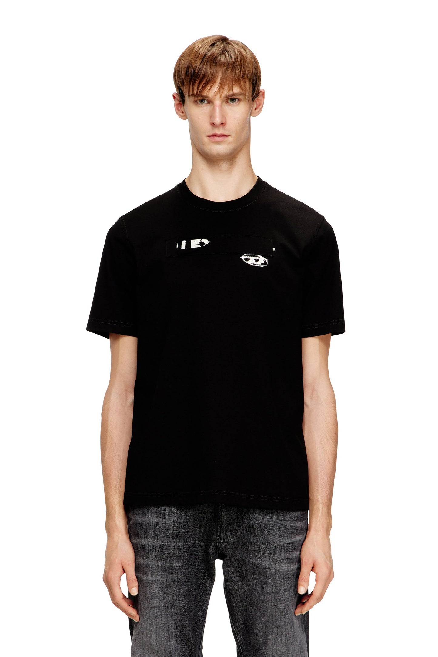 Regular T-shirt with patches and prints