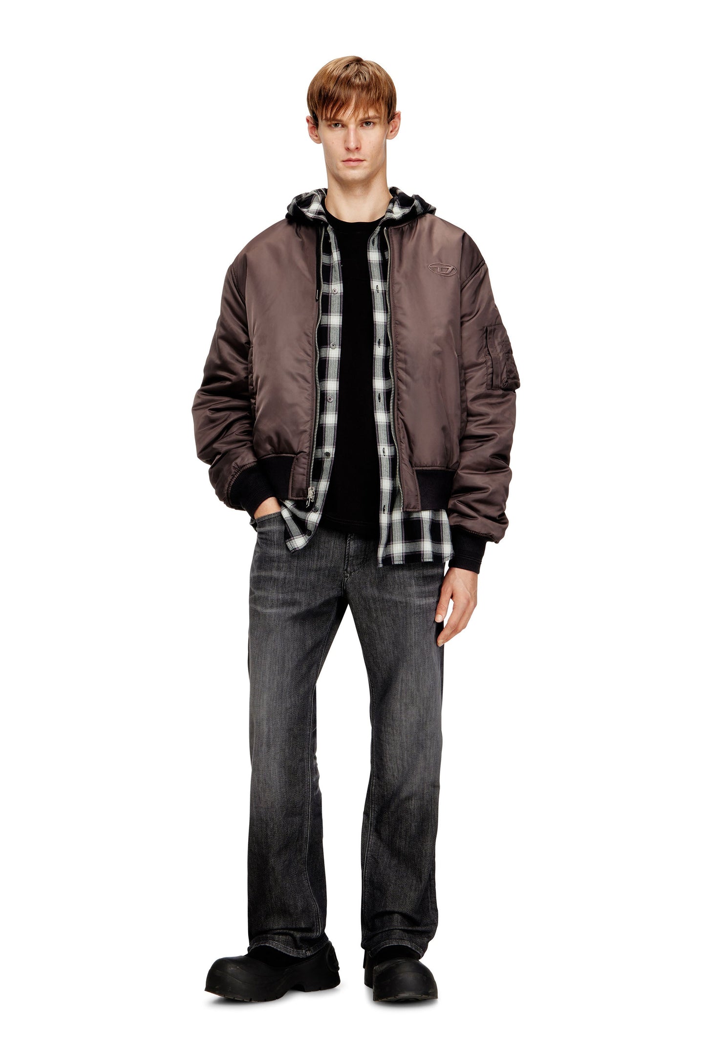 Regular T-shirt with patches and prints