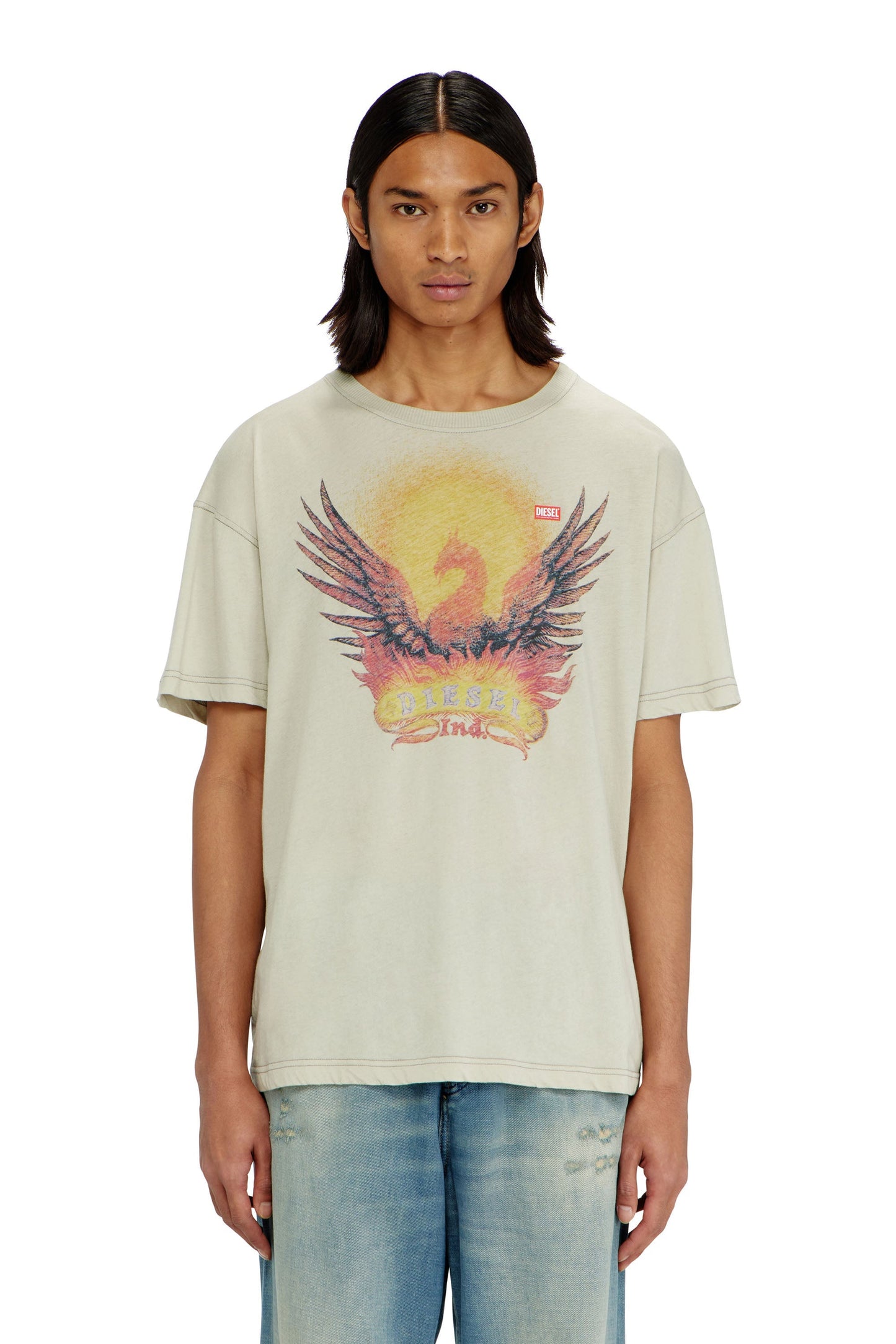 Regular T-shirt with Phoenix print