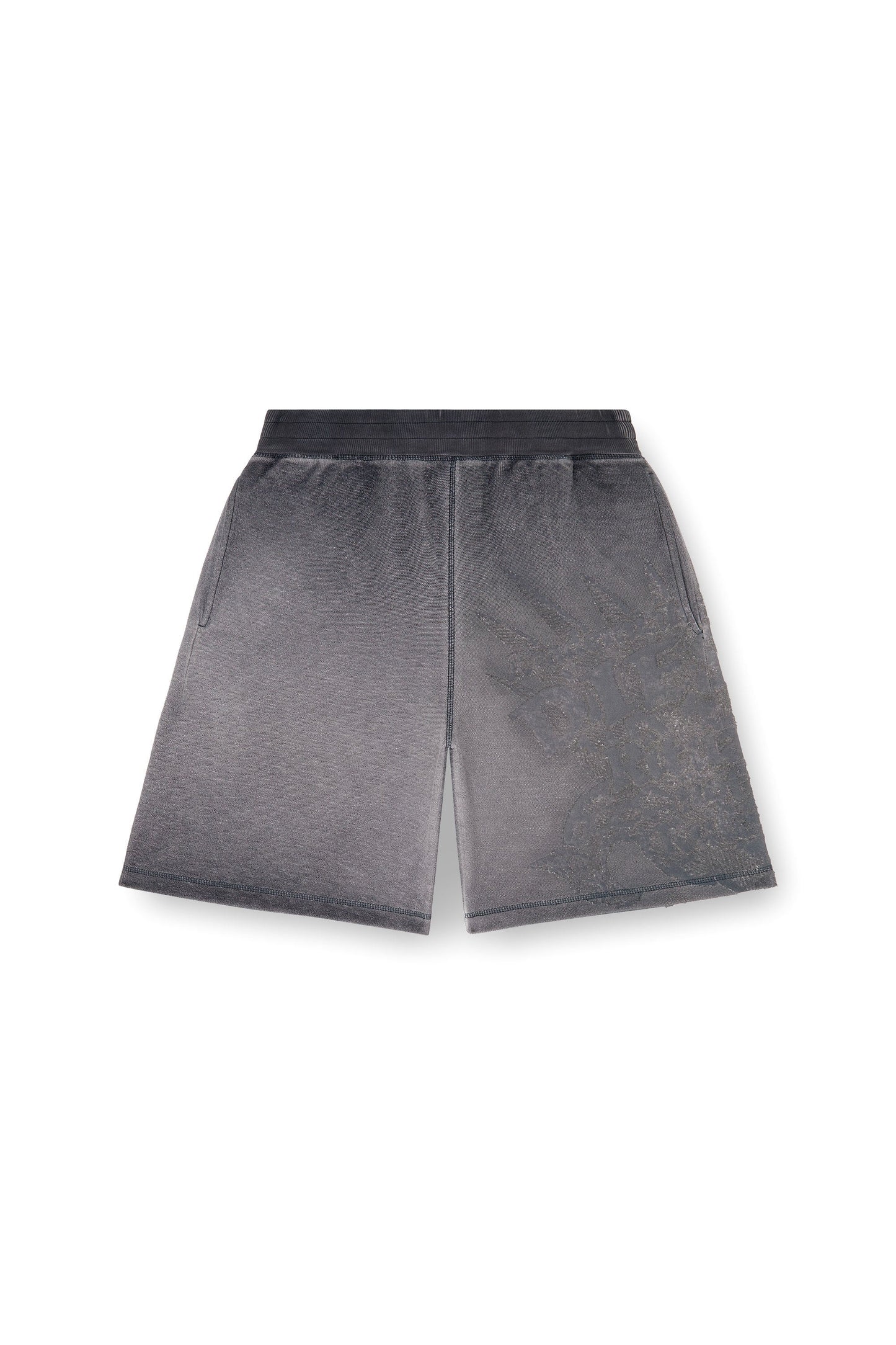 Sweatshorts with dévoré motifs