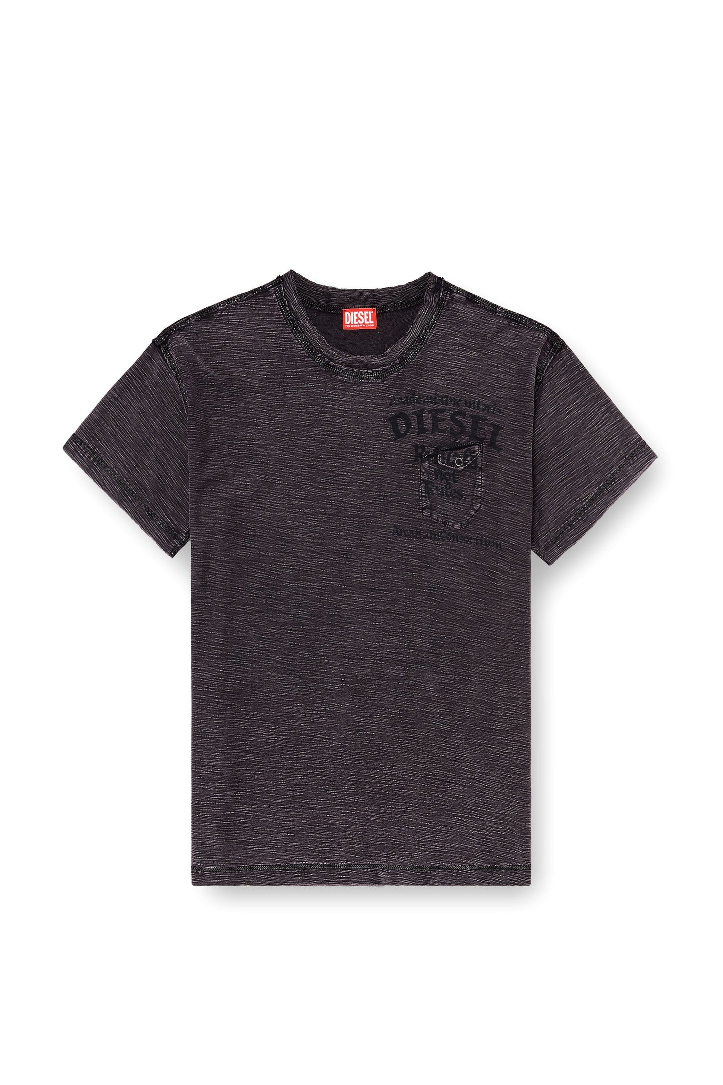 Slub jersey T-shirt with chest pocket