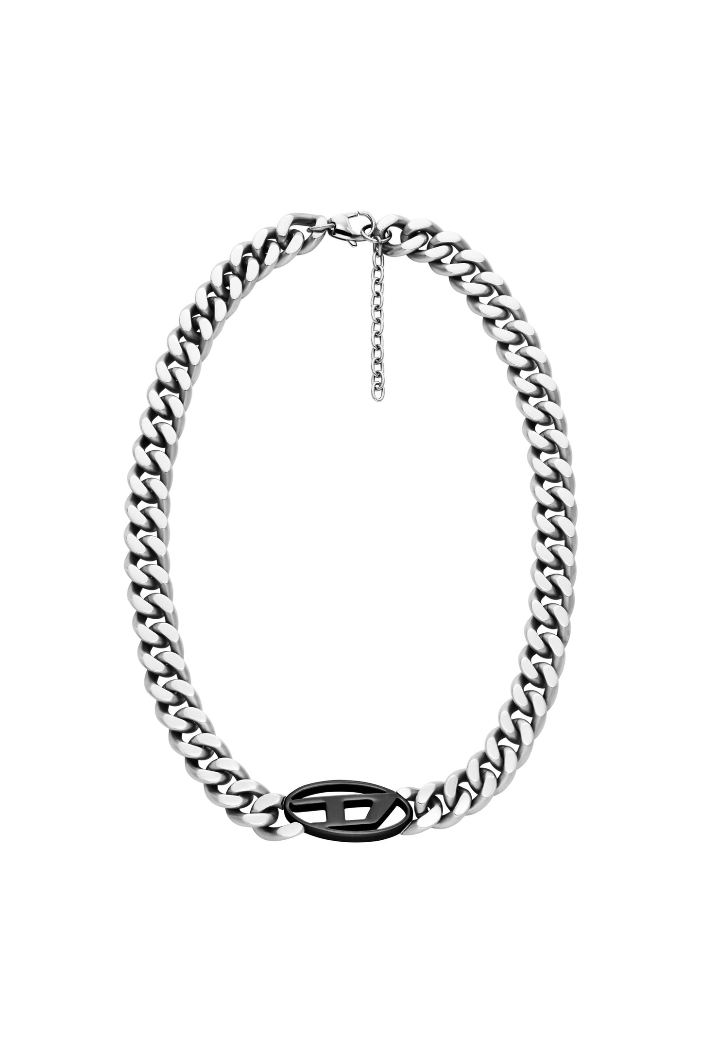 Two-tone stainless steel chain necklace