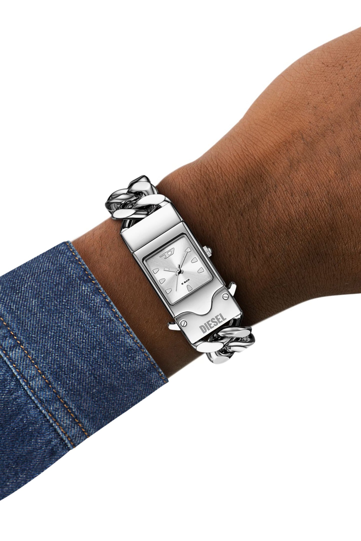 Closer stainless steel watch