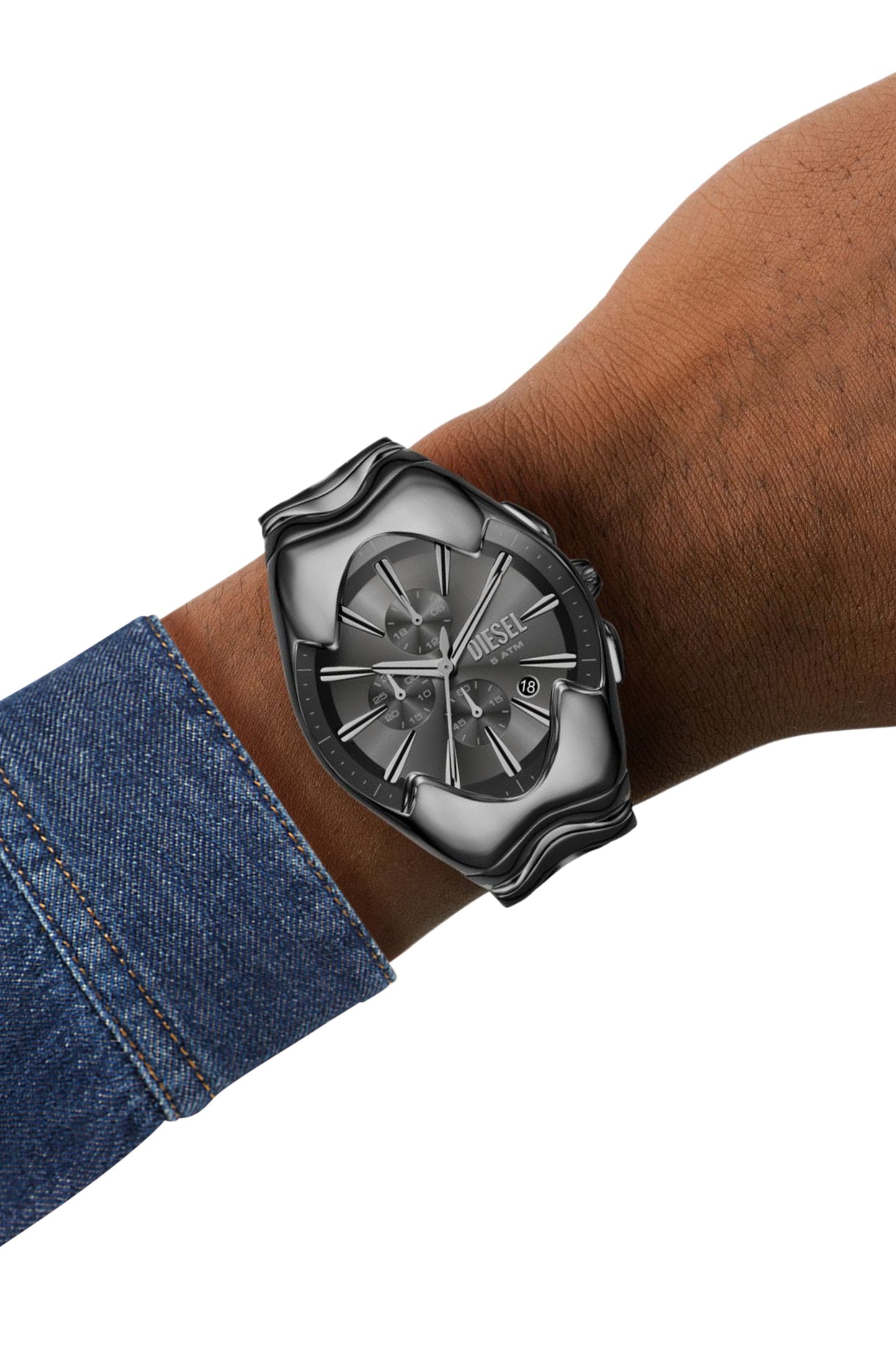 Mercurial stainless steel watch