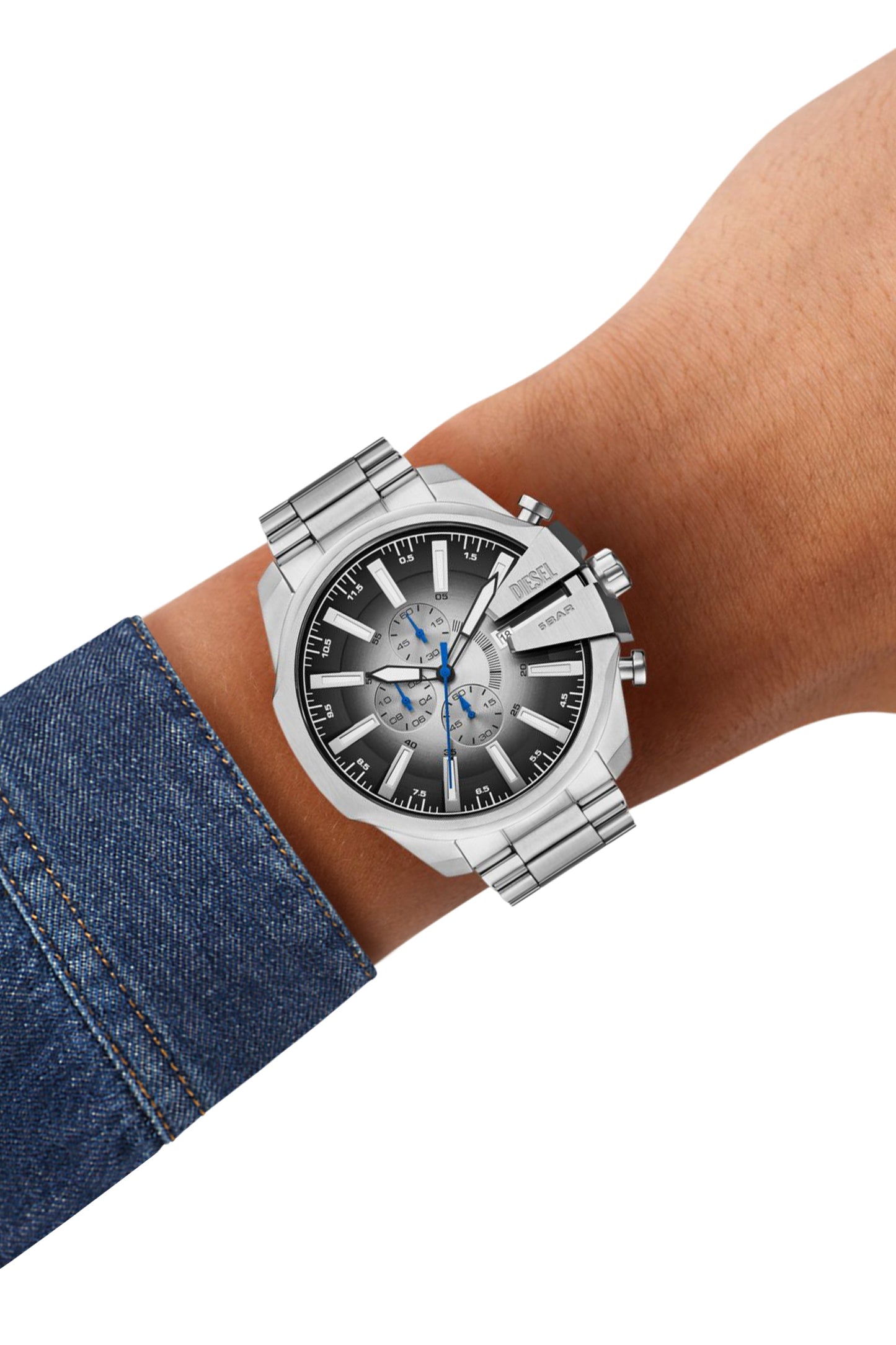 Mega Chief Slim Stainless Steel Watch