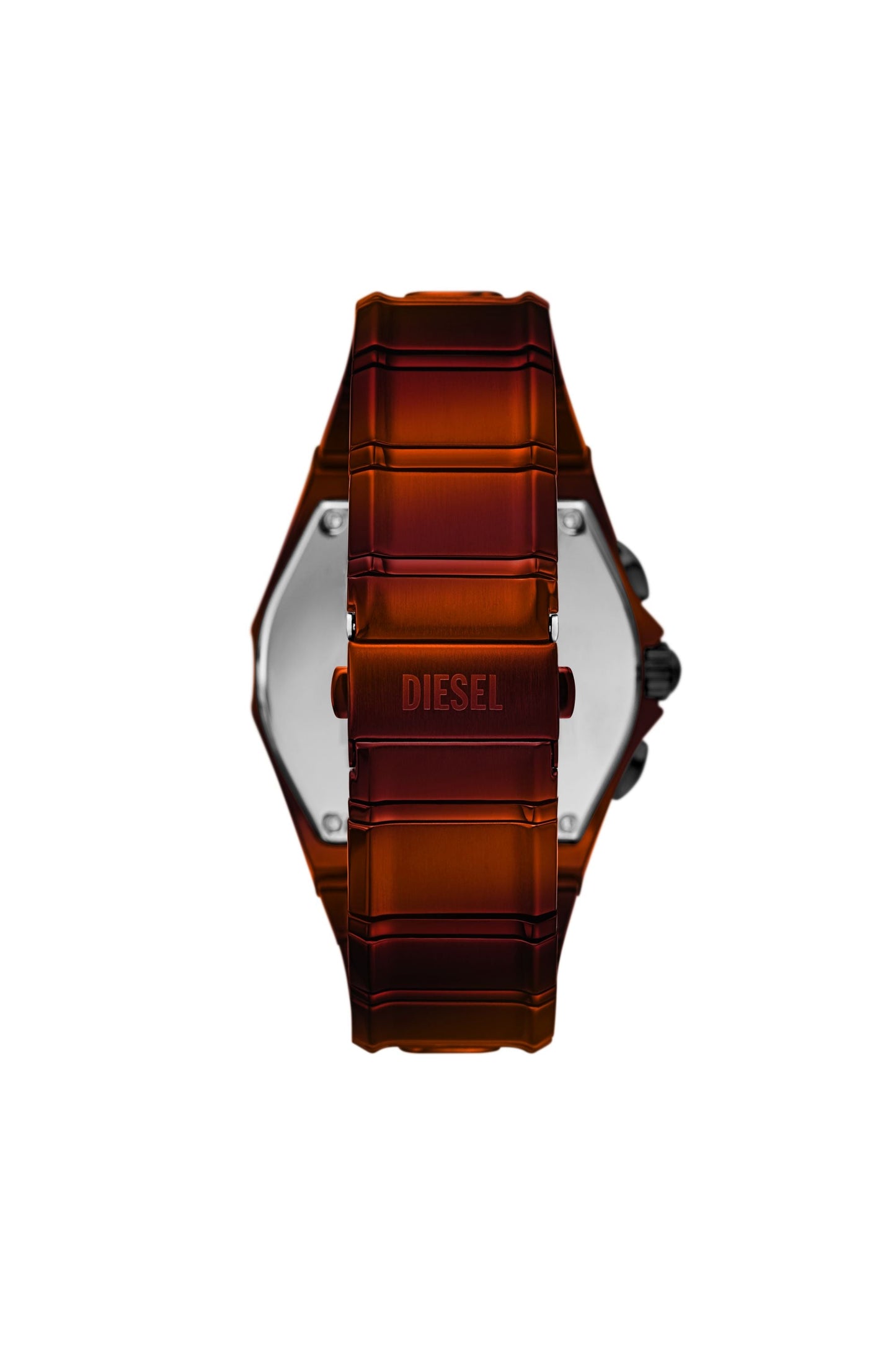 D-Curve red stainless steel watch
