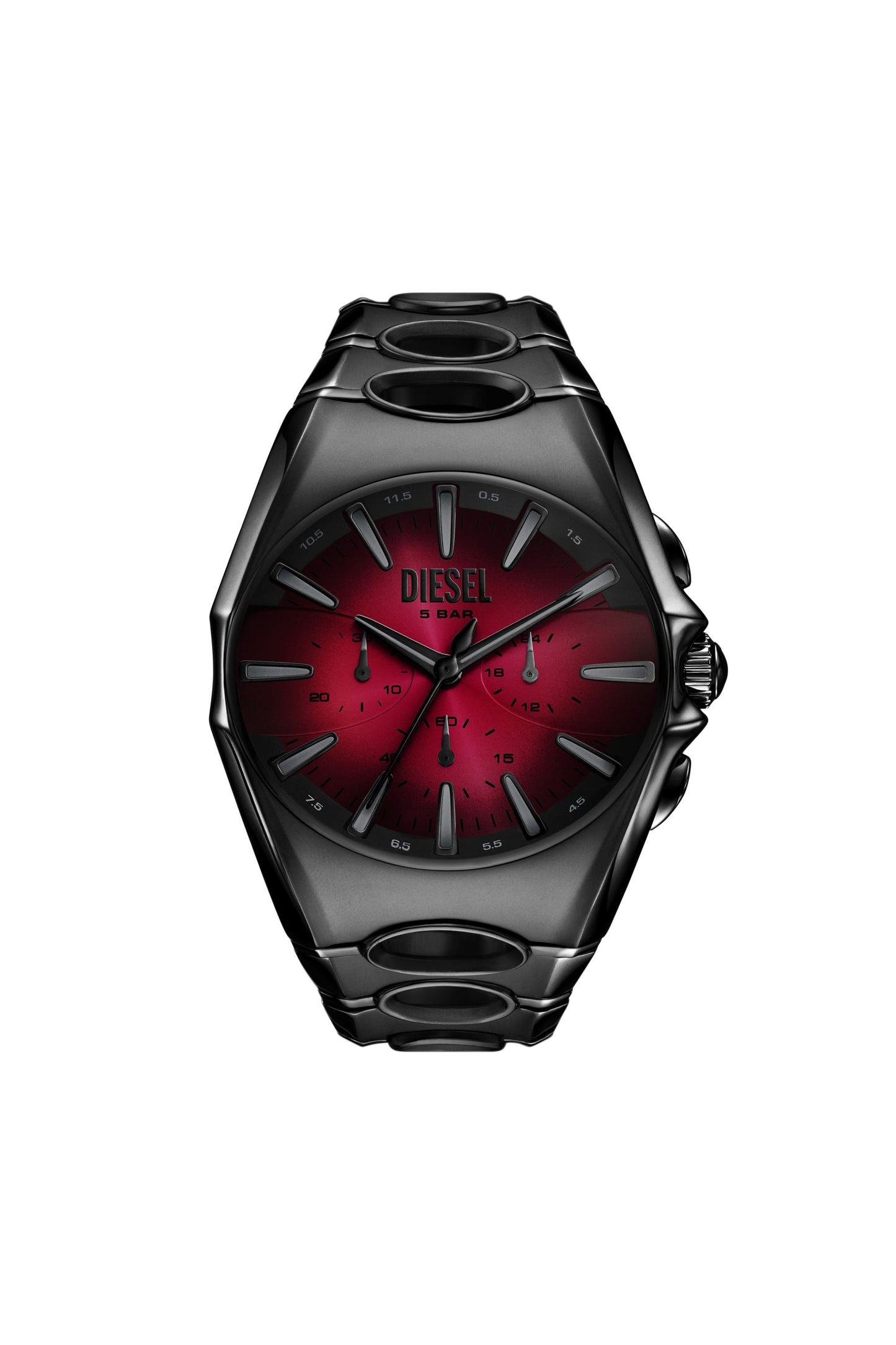D-Curve black stainless steel watch
