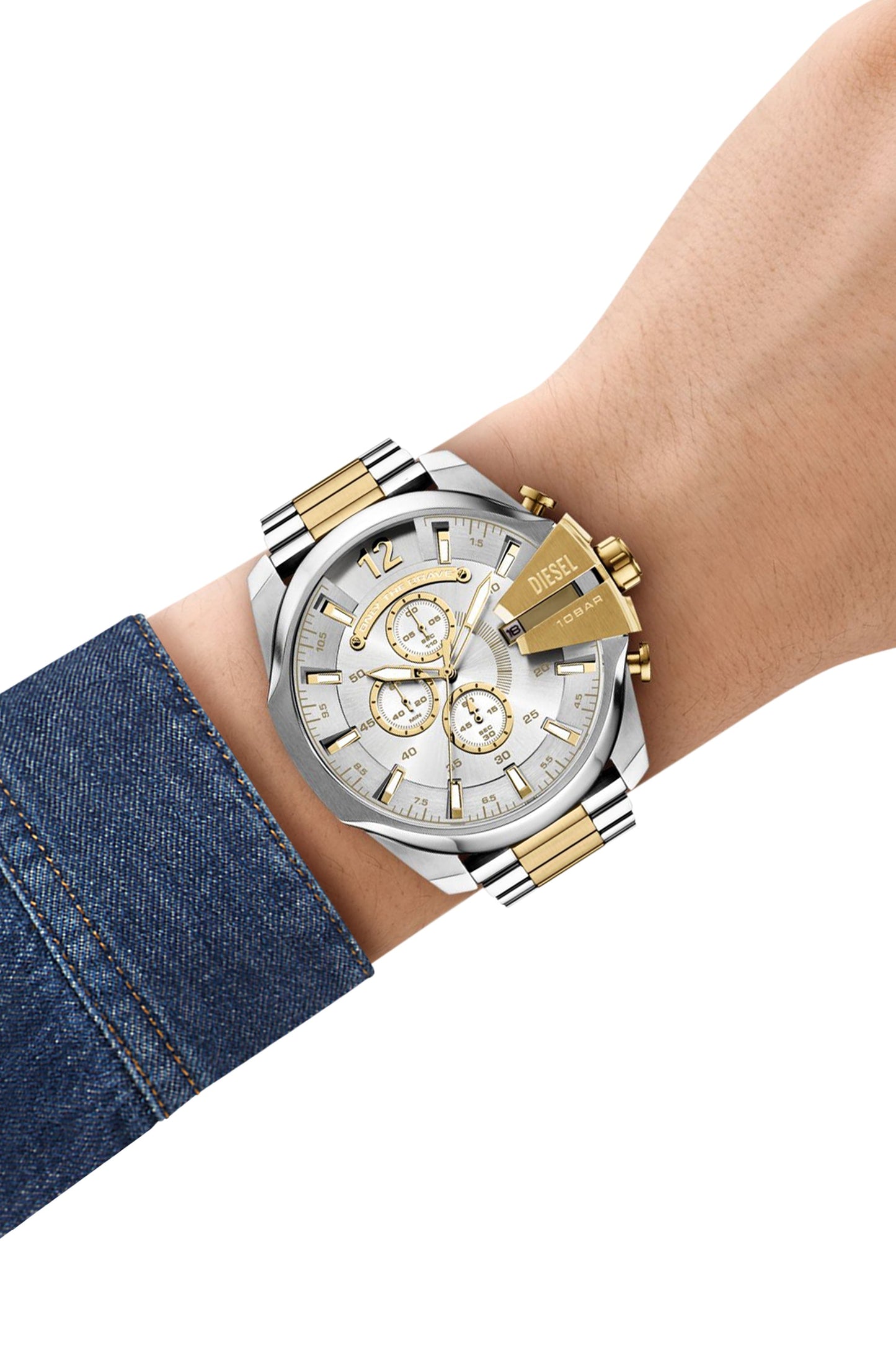 Mega Chief gold-tone Stainless steel watch