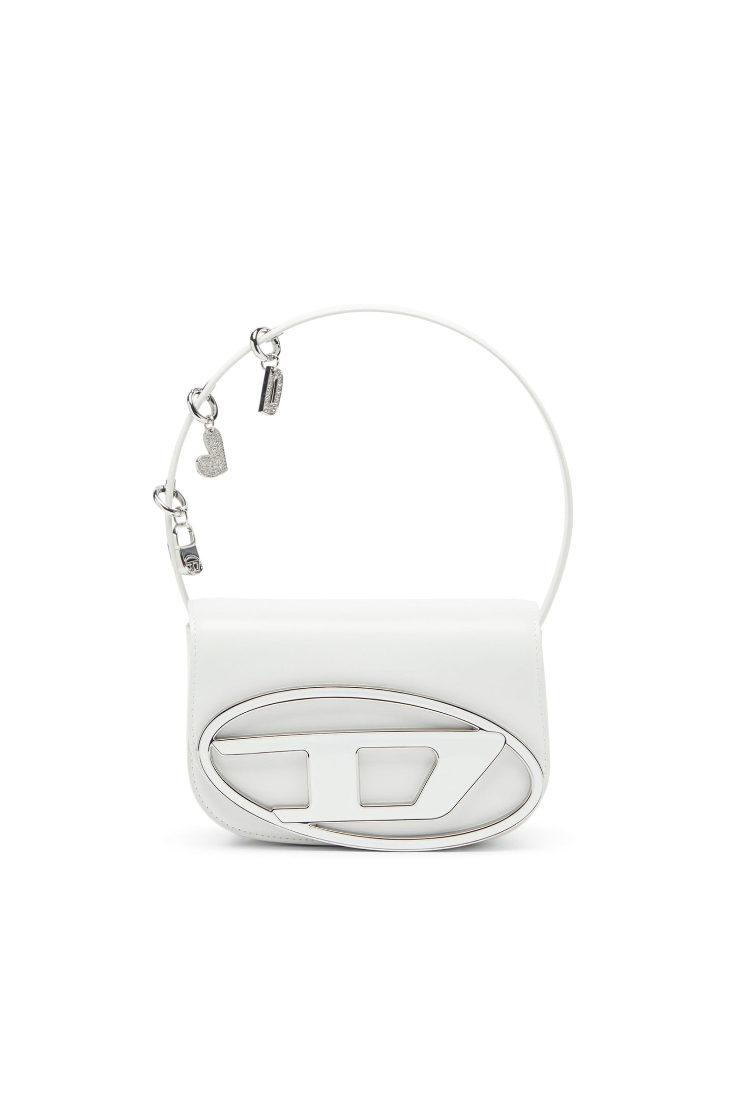 1DR -Iconic shoulder bag in leather with handle charms