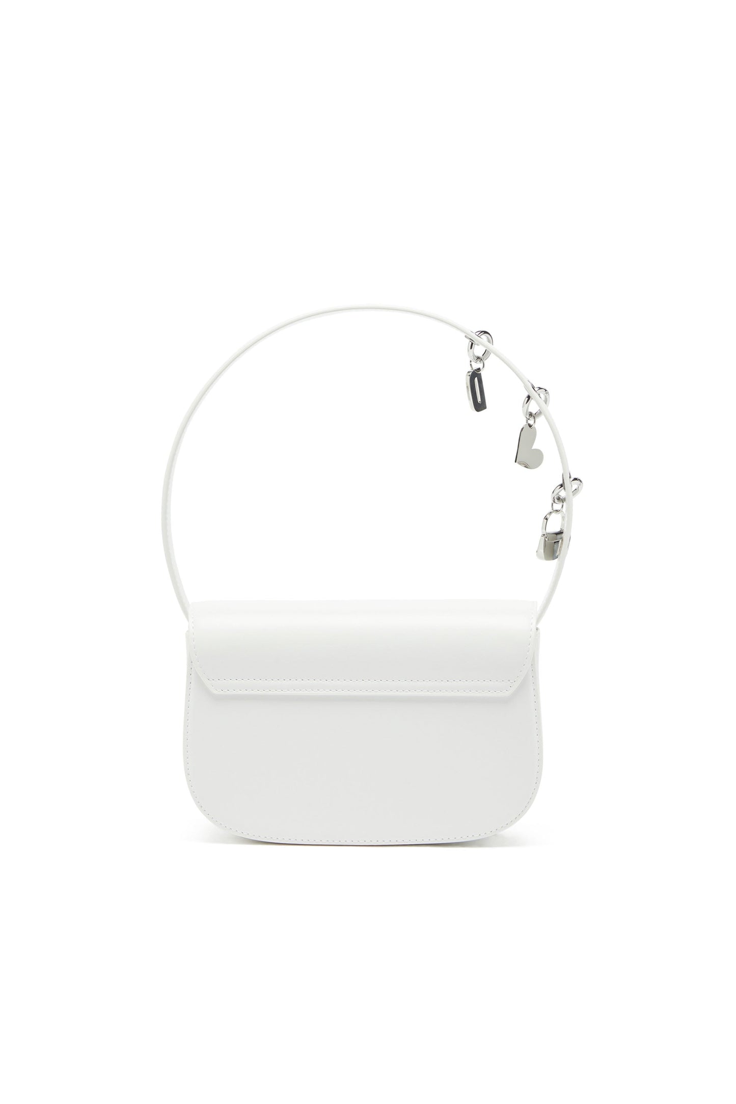 1DR -Iconic shoulder bag in leather with handle charms