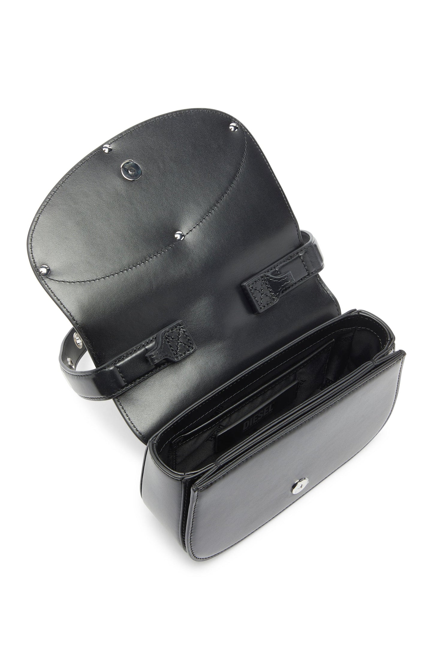1DR -Iconic shoulder bag in leather with handle charms
