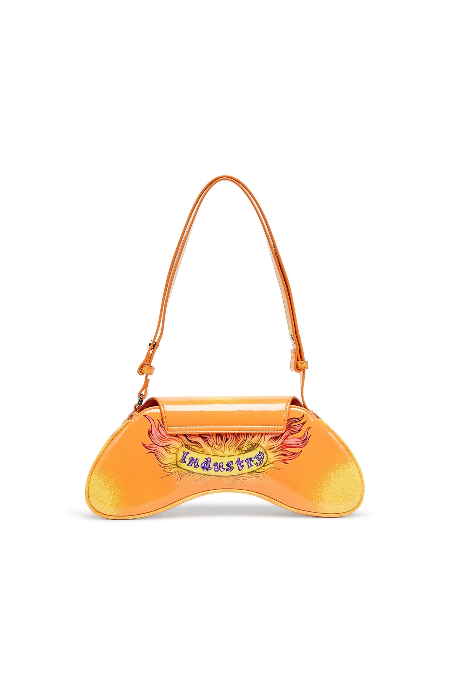 Play-Glossy printed crossbody bag