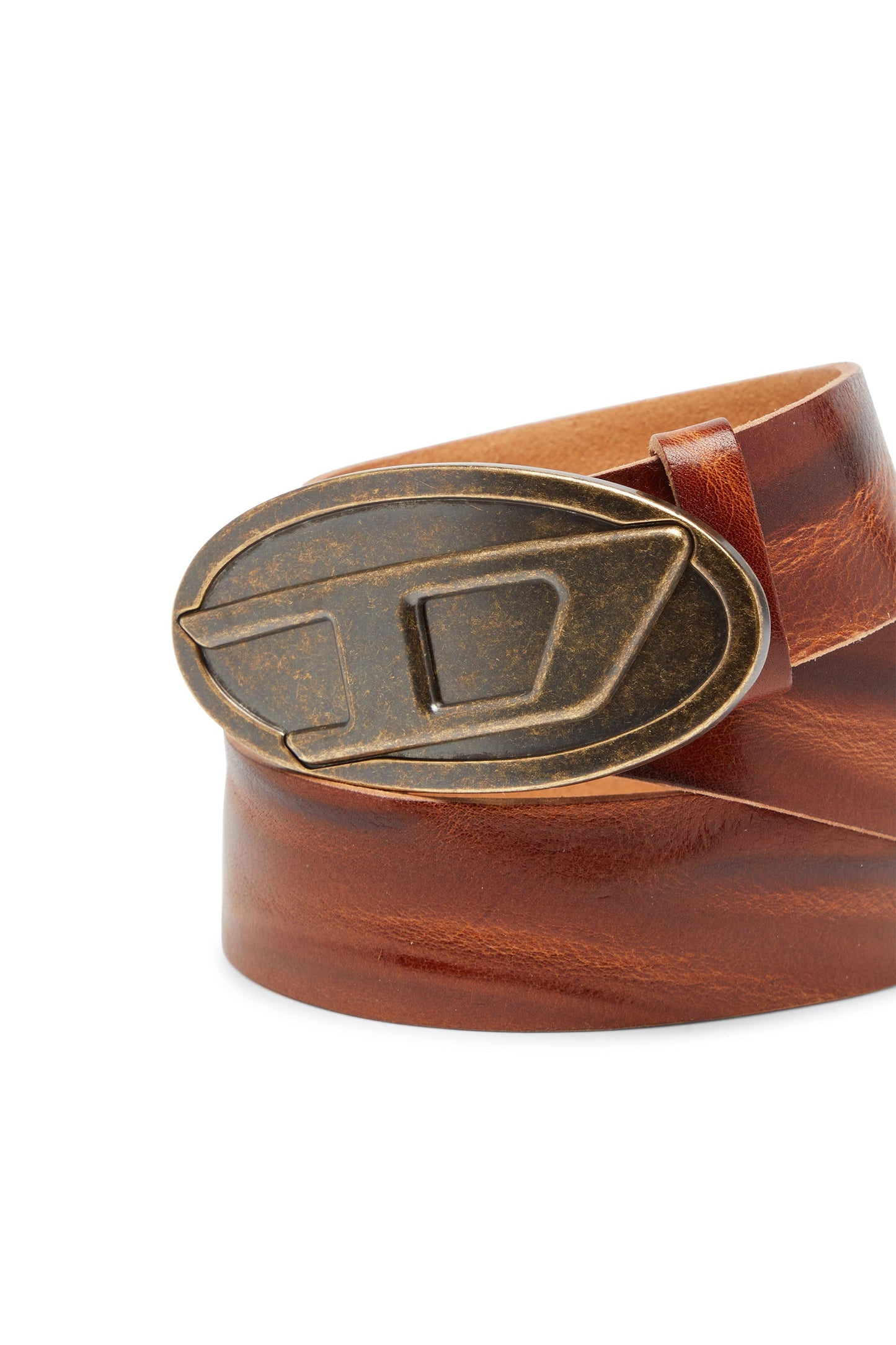4cm belt in waxed leather