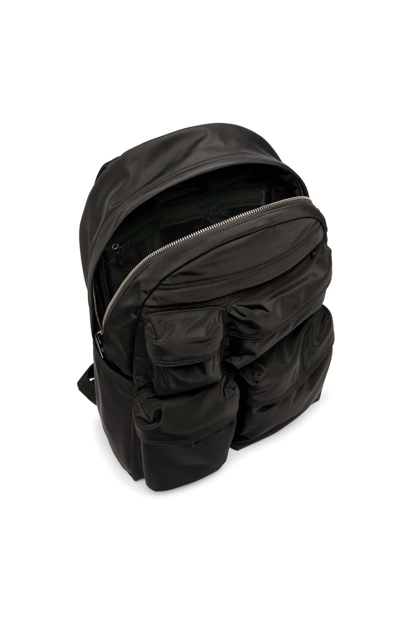 Multi-Pkts-Multipocket backpack in utilitarian shell