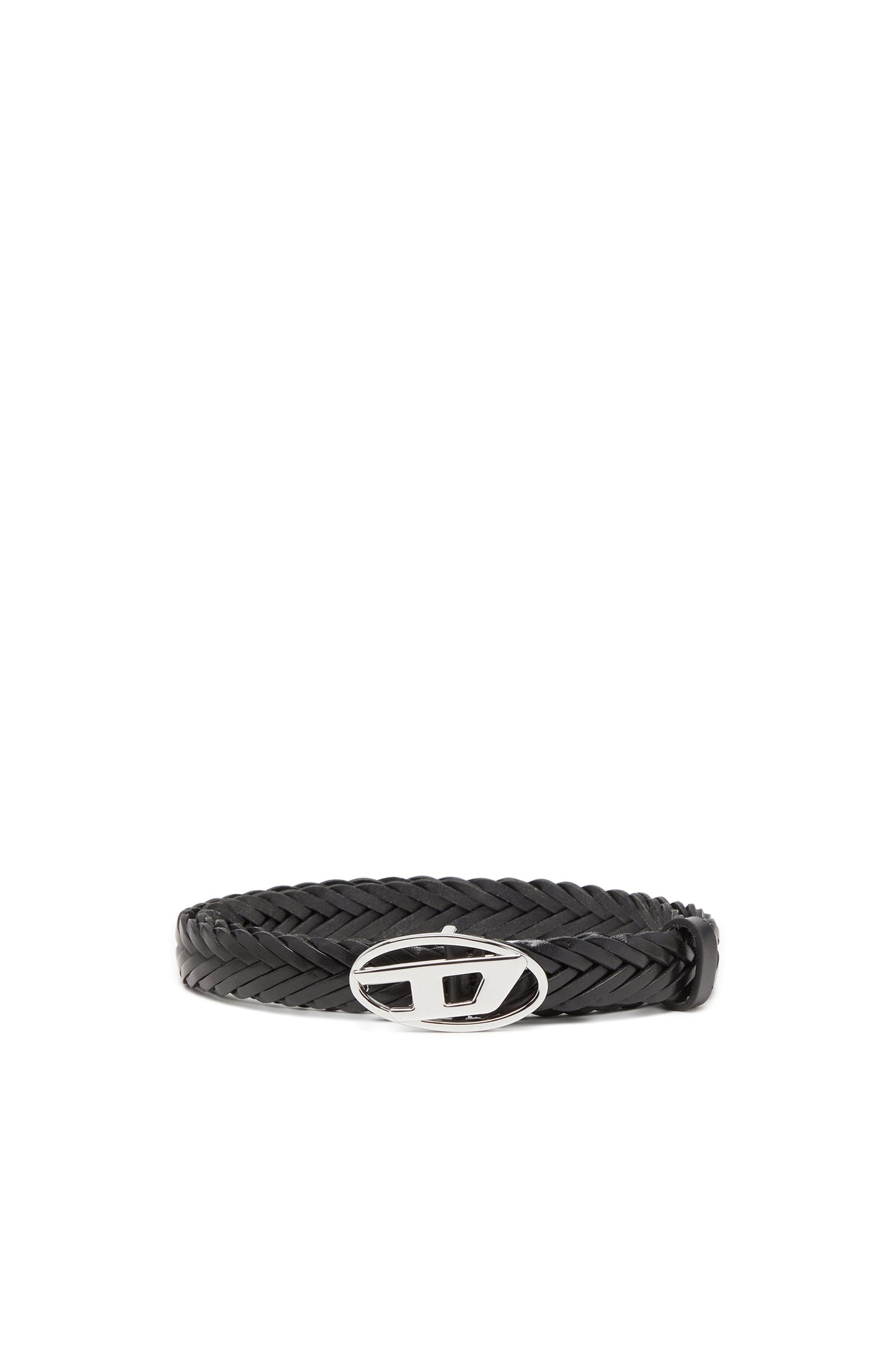 1.9 cm braided leather belt