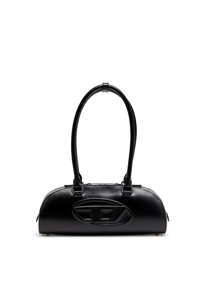 1DR Dome - Elongated bowling bag in leather — Black