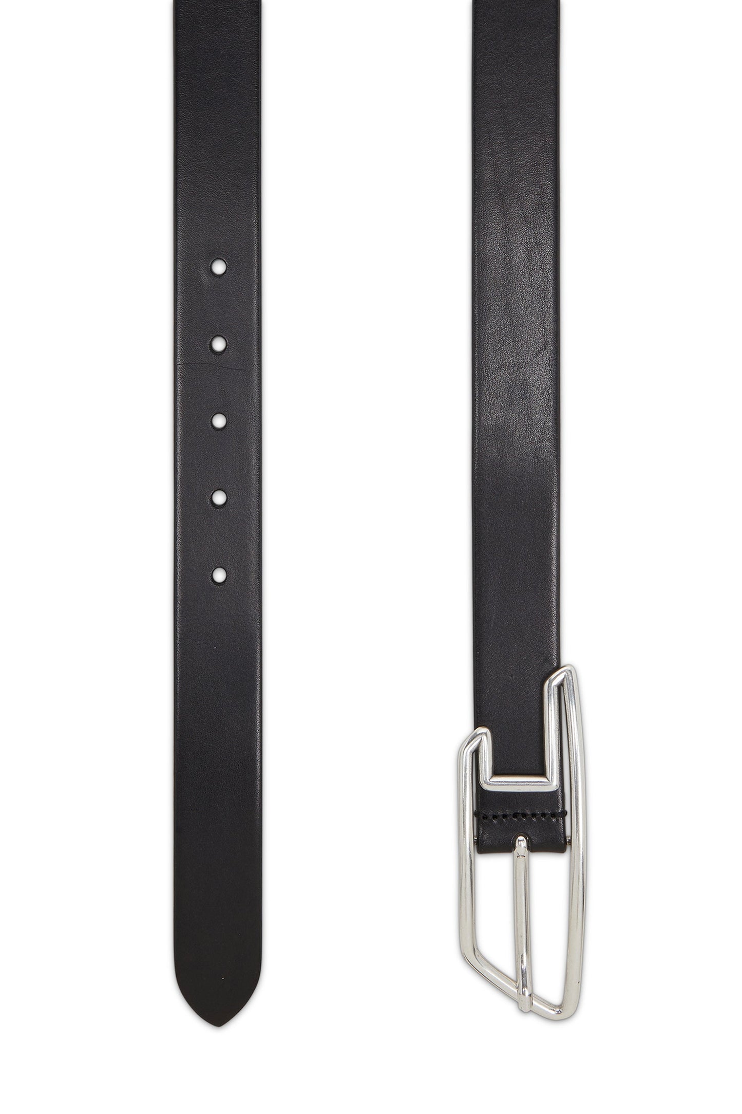 3cm leather belt with D-logo buckle