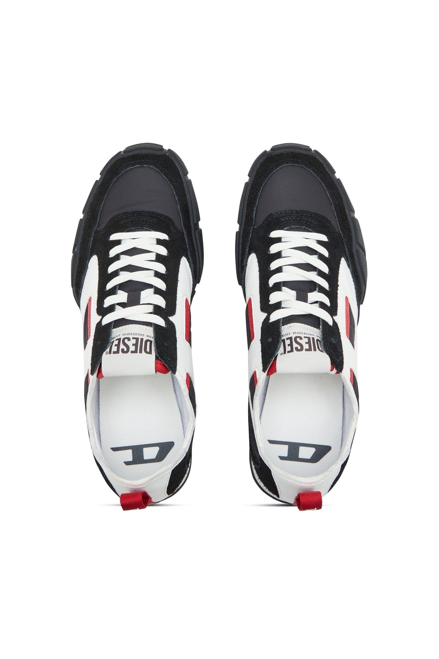 S-Pagodha-Sneakers in leather, suede and ripstop