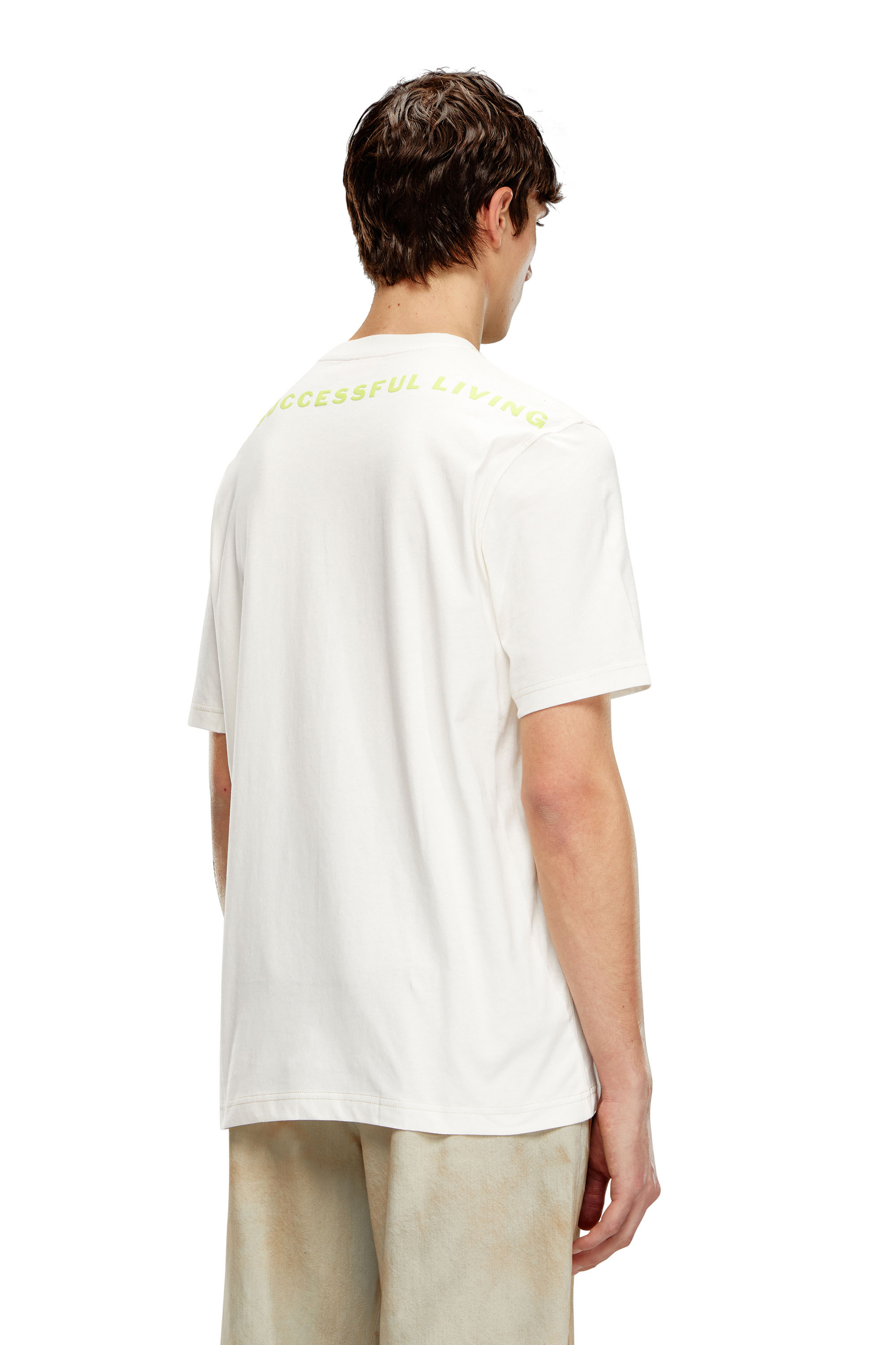 

T-shirt with zebra-camo motif