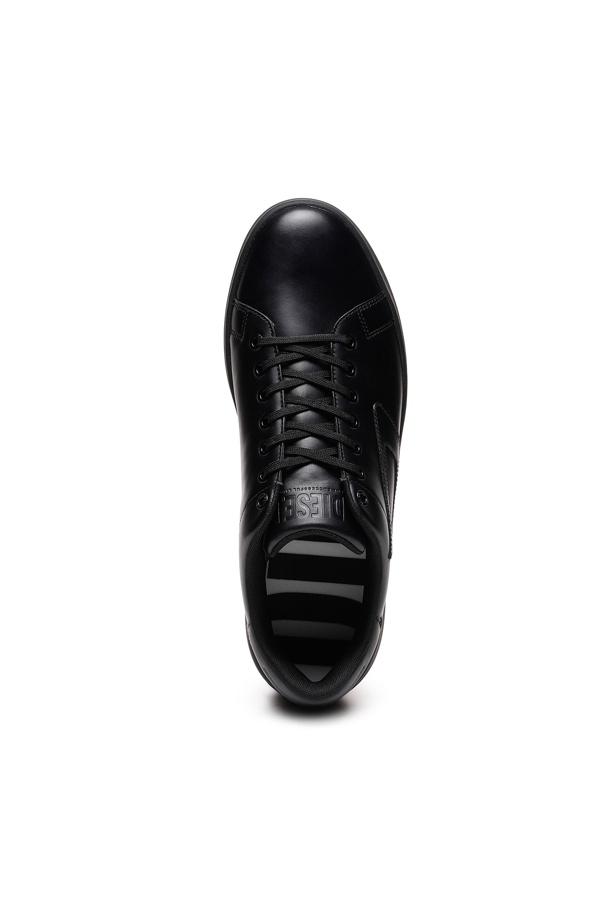 

S-Athene Low-Low-top leather sneakers with D patch